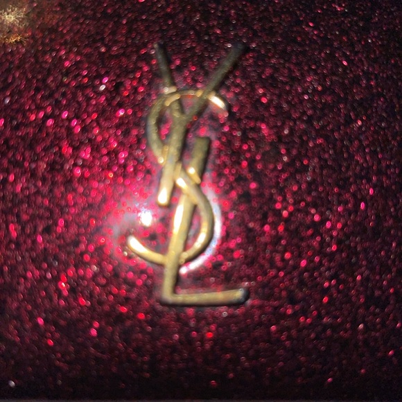 YSL Preloved card holder excellent condition color burgundy - Picture 2 of 12